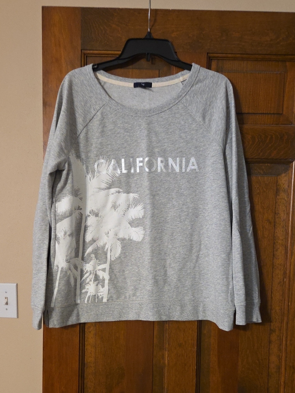 California Graphic Pullover Sweatshirt - Grey